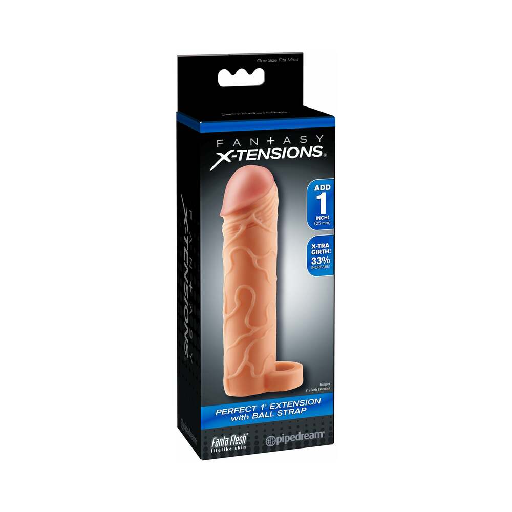 Fantasy X-tensions Perfect 1 in. Extension With Ball Strap Beige