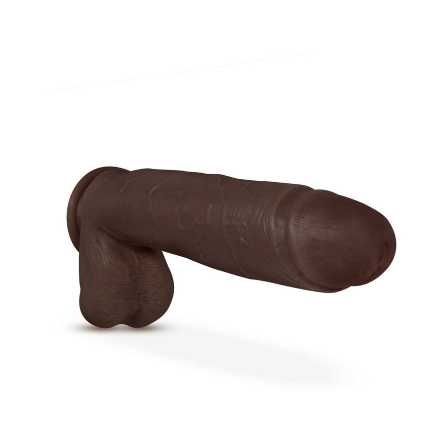 Dr. Skin Mr. Mayor Realistic 9 in. Dildo with Balls Brown