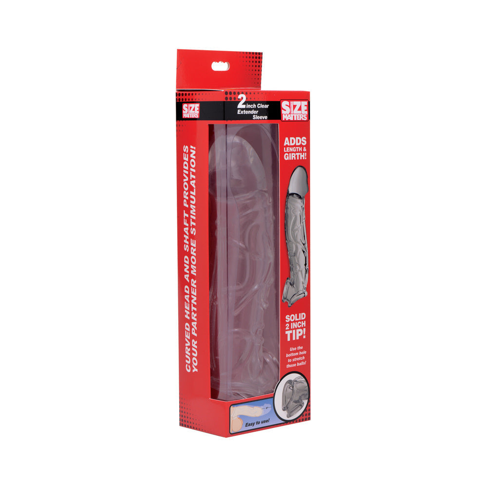 Size Matters 2 in. Clear Extender Sleeve