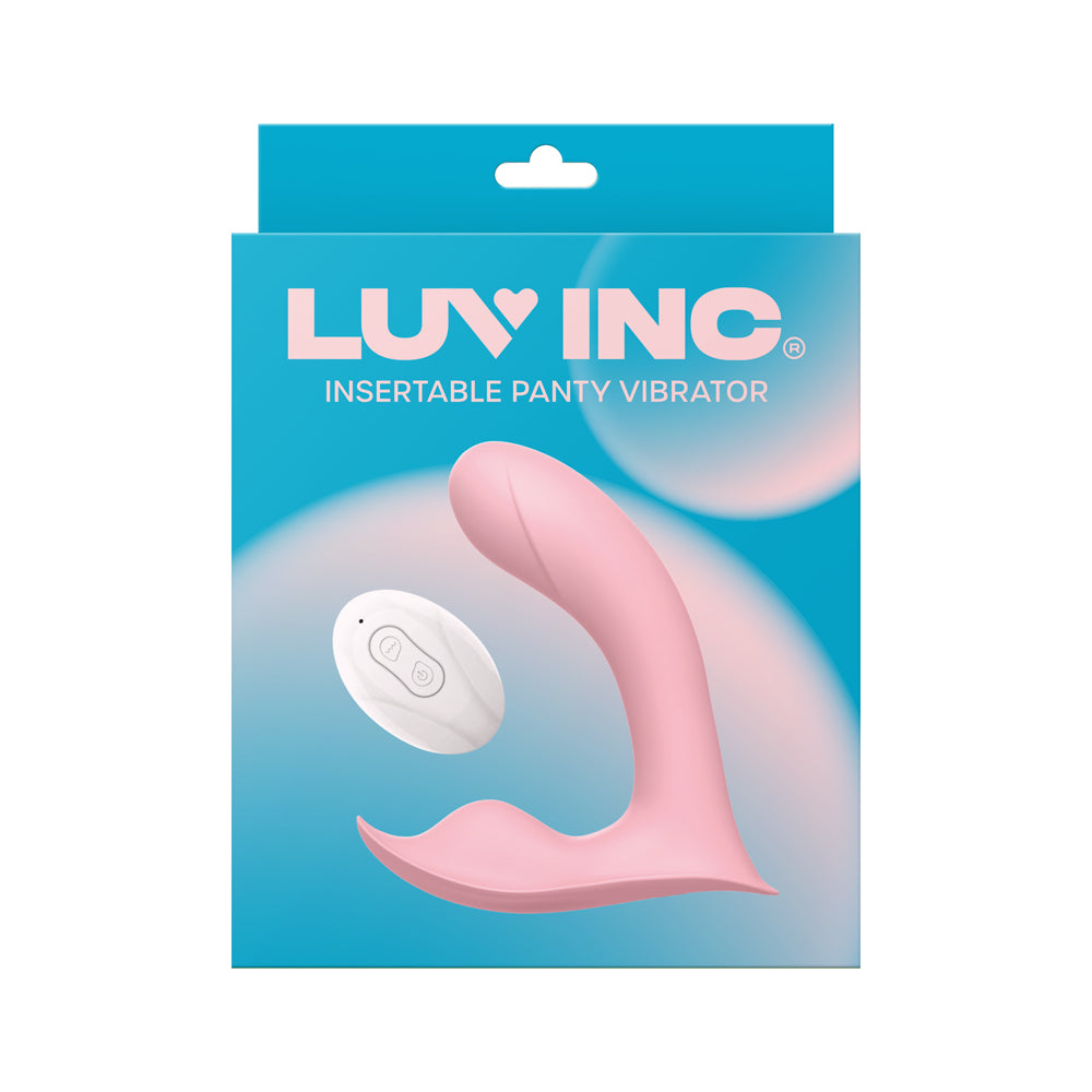 Luv Inc Pv71 Insertable Panty Vibrator Pink