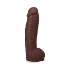The Realistic Cock Hung 12 in. ULTRASKYN Vac-U-Lock Dildo Chocolate