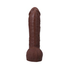 The Realistic Cock Hung 12 in. ULTRASKYN Vac-U-Lock Dildo Chocolate