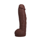 The Realistic Cock Hung 12 in. ULTRASKYN Vac-U-Lock Dildo Chocolate