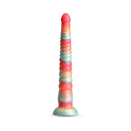 Colours Stacked 12 in. Dildo Red/Gold