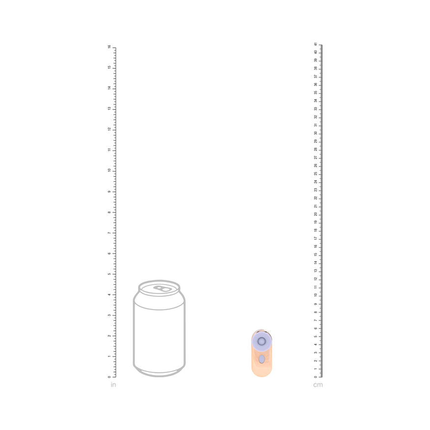 LoveLine Budsie AirTapTech Rechargeable Vibrator Lavender