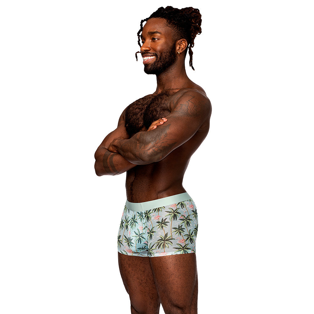 Male Power The Matchmaker Seamless Sheer Short Flamingo XL