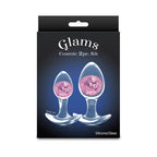 Cosmic Glams 2-Piece Plug Kit Pink