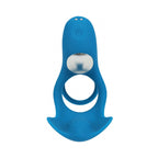 LEVELZ Triple Motor Vibrating Silicone Cock Ring Teal