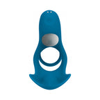 LEVELZ Triple Motor Vibrating Silicone Cock Ring Teal