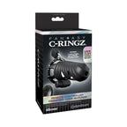 Fantasy C-Ringz Remote-Controlled Vibrating Cock Blocker Black