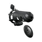 Fantasy C-Ringz Remote-Controlled Vibrating Cock Blocker Black