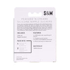 Sportsheets Sex & Mischief Peaches 'n CreaMe Silicone Nipple Suckers