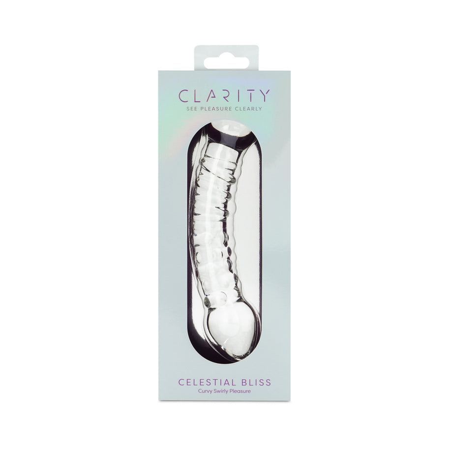 Clarity Celestial Bliss Glass Dildo