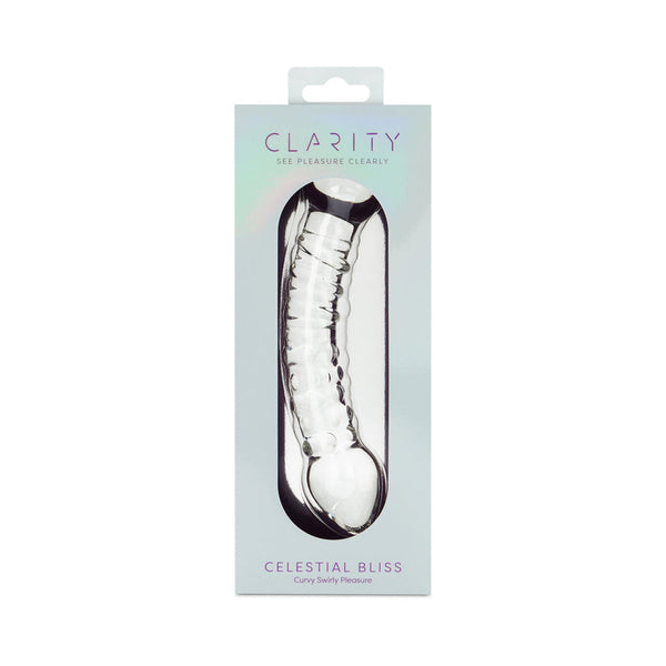 Clarity Celestial Bliss Glass Dildo