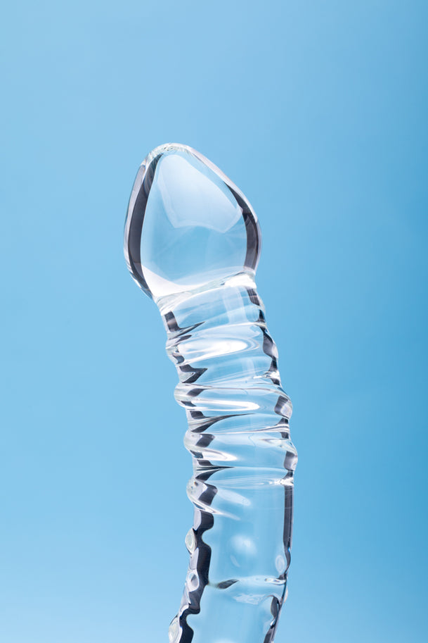 Clarity Celestial Bliss Glass Dildo