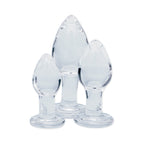 Clarity Utopian Bud Glass Plug 3 Pack
