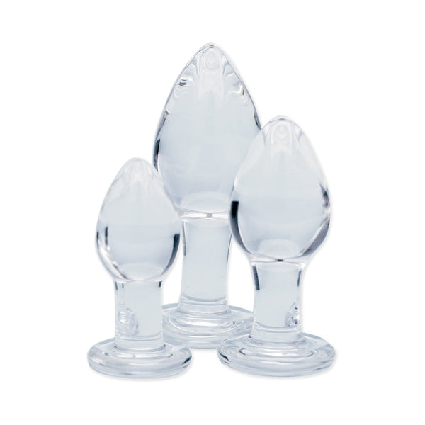 Clarity Utopian Bud Glass Plug 3 Pack