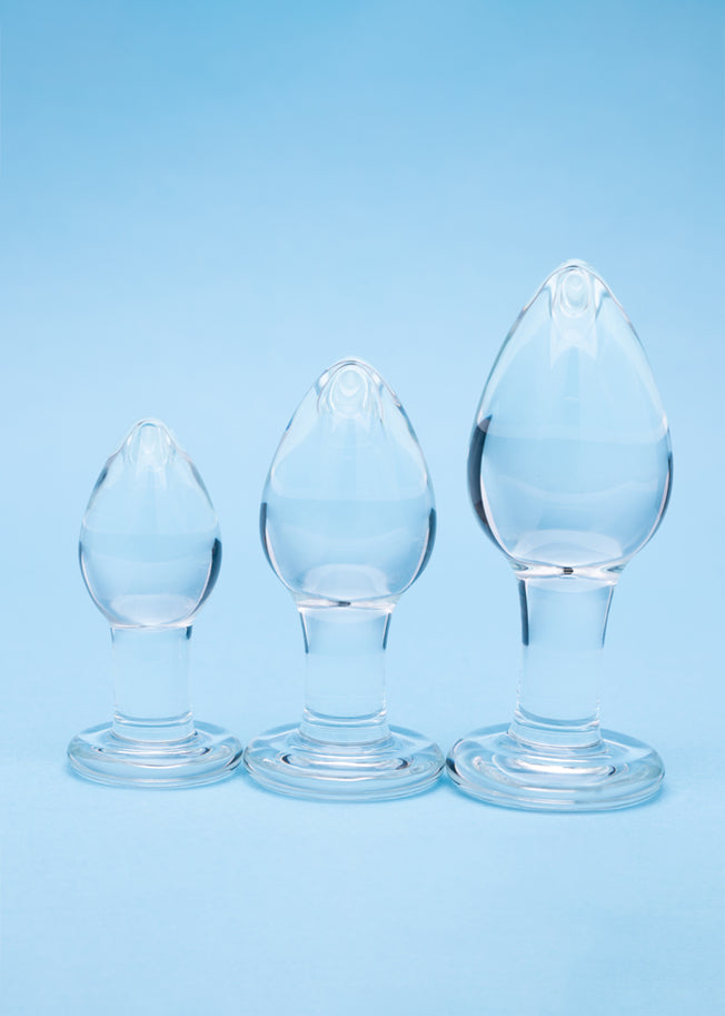 Clarity Utopian Bud Glass Plug 3 Pack