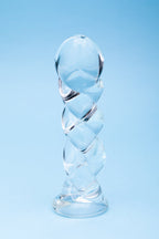 Clarity Seraphic Braid Glass Dildo