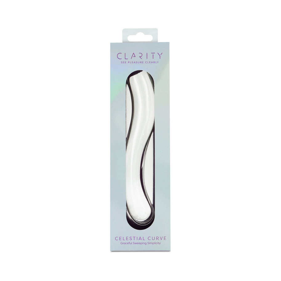 Clarity Celestial Curve Glass Dildo