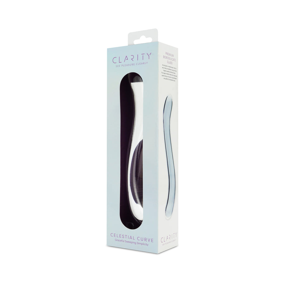 Clarity Celestial Curve Glass Dildo