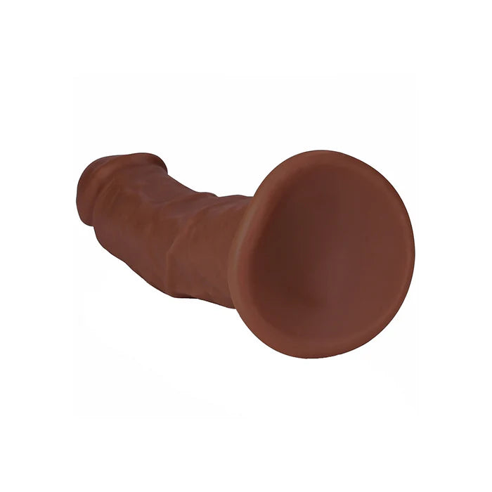 RealRock 9 in. Cock Curved Brown