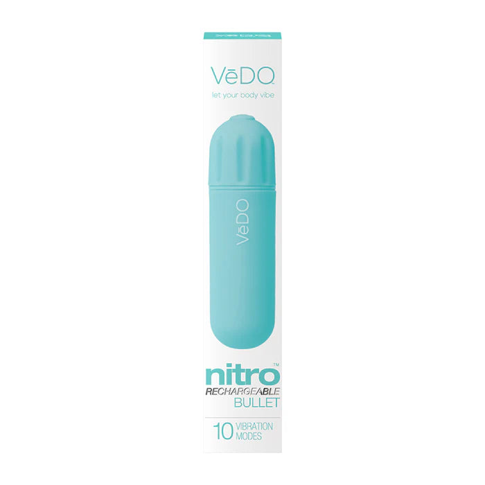 VeDO Nitro Rechargeable Bullet Vibe Turquoise