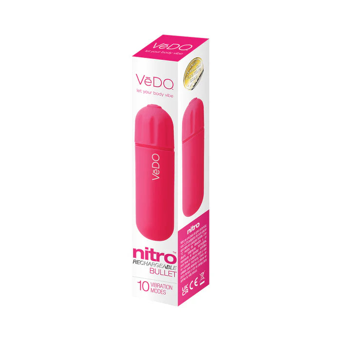 VeDO Nitro Rechargeable Bullet Vibe Pink