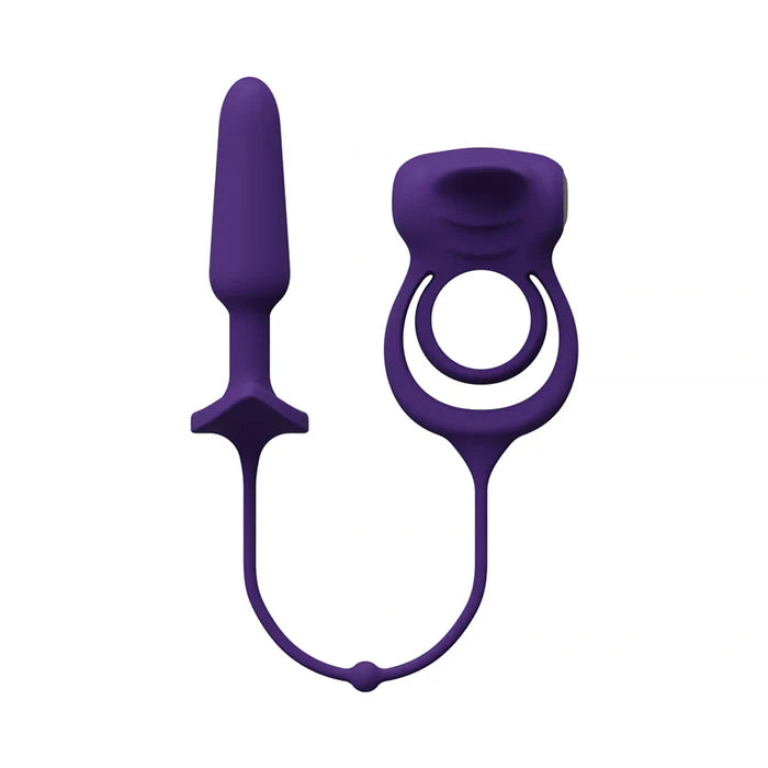 VeDO Humper Rechargeable Dual C-Ring with Anal Plug Purple