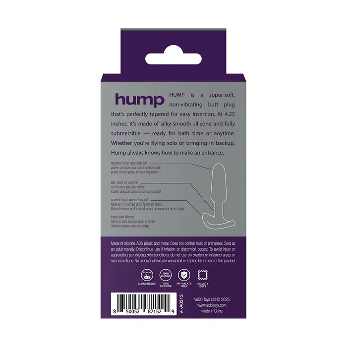 VeDO Hump Silicone Anal Plug Purple