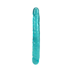Crystal Jellies 12 in. Jr. Double Dong Teal