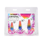 Crystal Jellies Anal Trainer Set S/M/L Rainbow