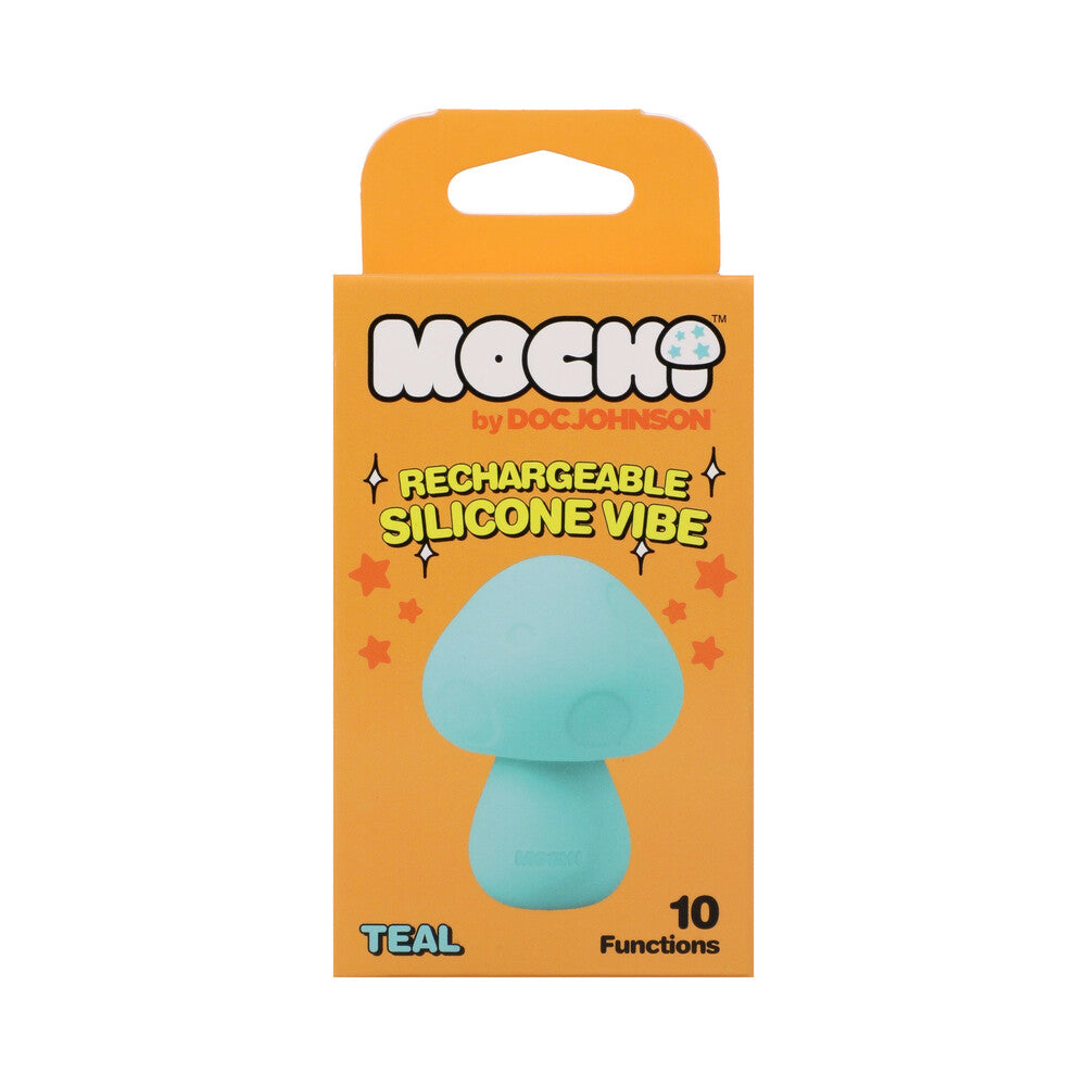 Mochi Mushroom Rechargeable Silicone Vibe Teal