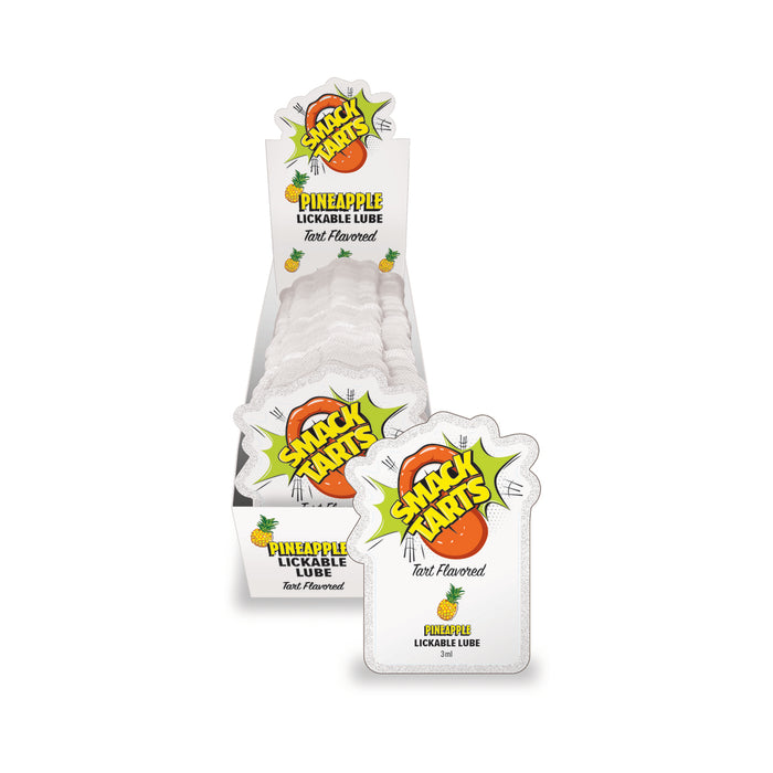 Smack Tarts Lickable Lube Sour Pineapple 3 ml Pouch 36-Piece Display