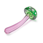Glas Magic Mushroom Dildo 7.5 in. Glass Dildo
