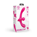 Together Double Tap Dual-Ended Vibrating Strapless Strap-on