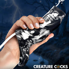 Creature Cocks Night Prowler Squirting Silicone Penis Enhancer Silver