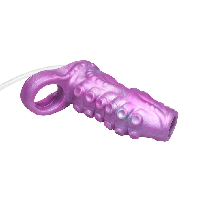 Creature Cocks Siphon Tentacle Squirting Silicone Penis Enhancer Purple