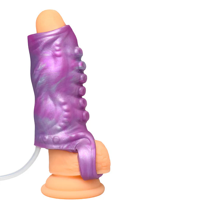 Creature Cocks Siphon Tentacle Squirting Silicone Penis Enhancer Purple