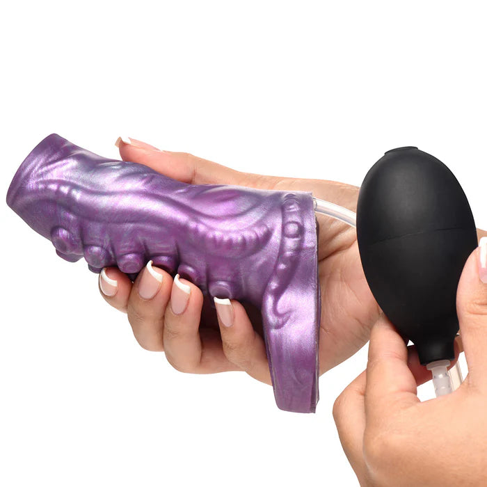 Creature Cocks Siphon Tentacle Squirting Silicone Penis Enhancer Purple